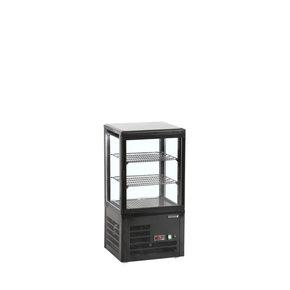Mała witryna chłodnicza nablatowa | TEFCOLD, UPD 60 BLACK