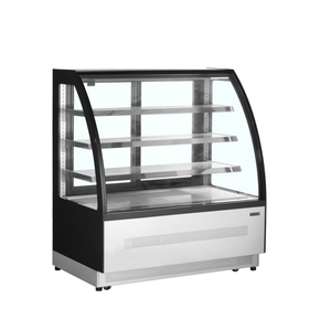 Witryna chłodnicza cukiernicza w kolorze czarnym | TEFCOLD, LPD 1200 C Black