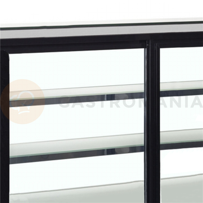 Witryna chłodnicza cukiernicza w kolorze czarnym | TEFCOLD, LPD 1200 F Black