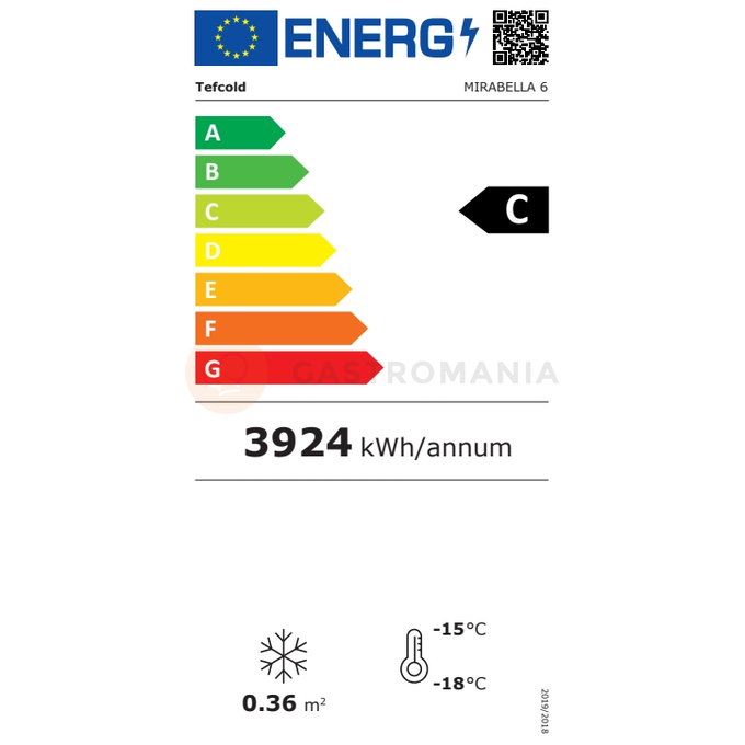 Distribútor kopčekovej zmrzliny - vitrína na zmrzlinu | TEFCOLD, MIRABELLA 6