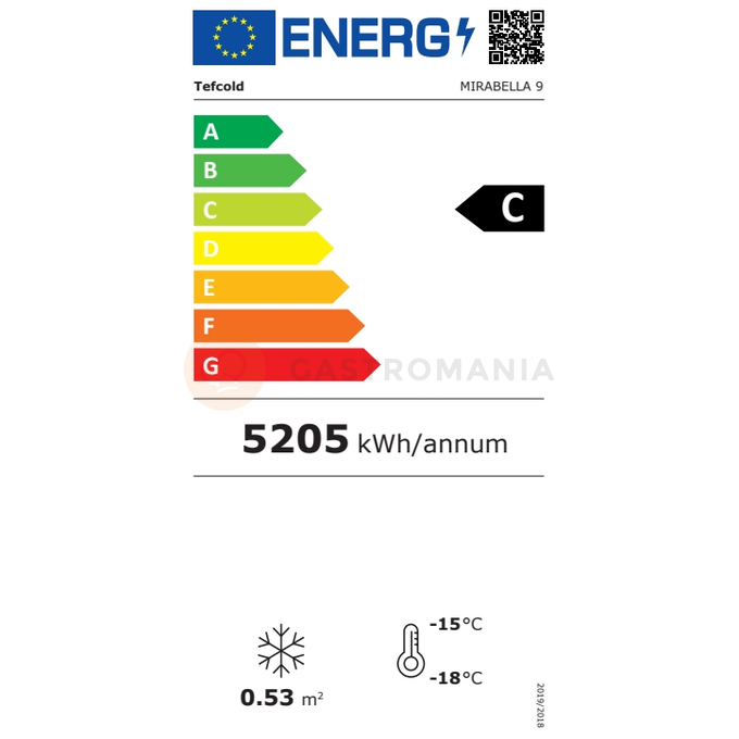 Distribútor kopčekovej zmrzliny - vitrína na zmrzlinu | TEFCOLD, MIRABELLA 9