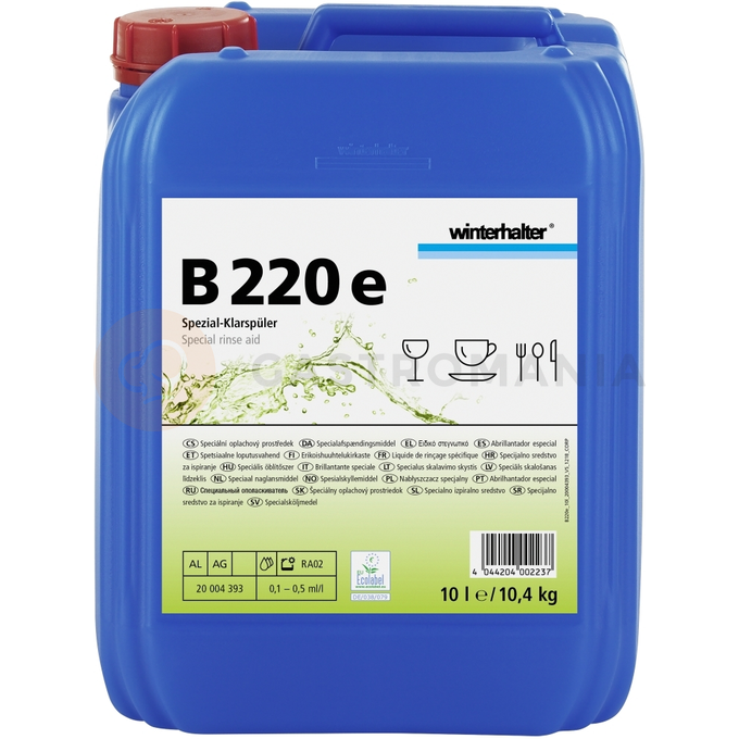 Ekologický oplachovací prostriedok, 10 l | WINTERHALTER, B 220 E