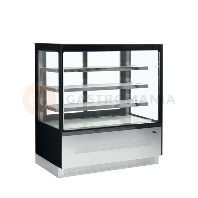 Chladiaca vitrína cukrárska v čiernom prevedení | TEFCOLD, LPD 1203 F Black