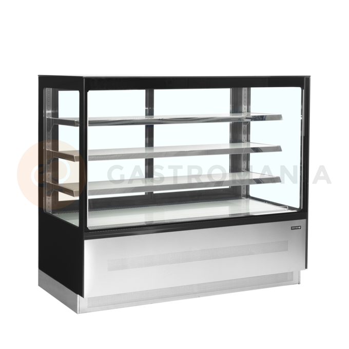 Chladiaca vitrína cukrárska v čiernom prevedení | TEFCOLD, LPD 1503 F Black