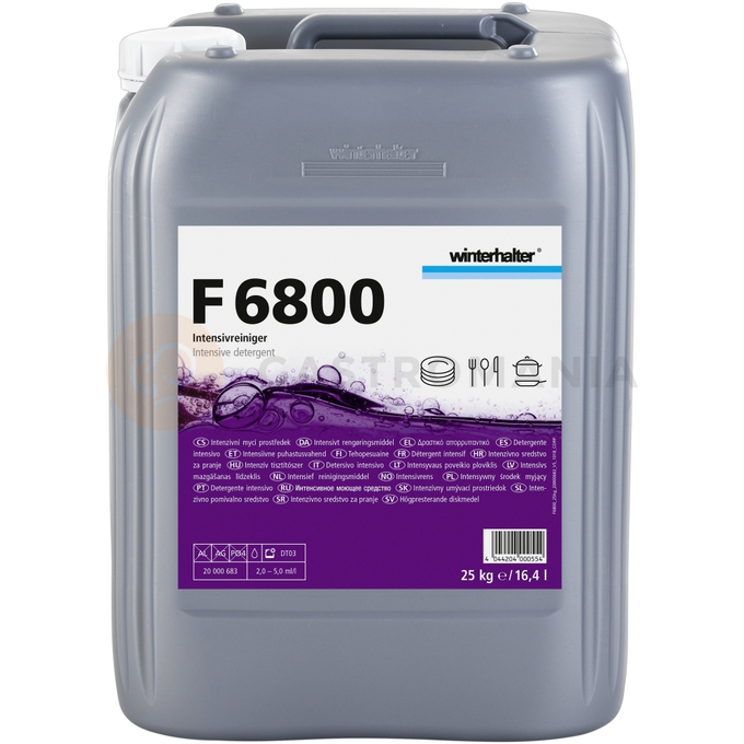 Vysoko účinný umývací prostriedok, 25 kg | WINTERHALTER, F 6800