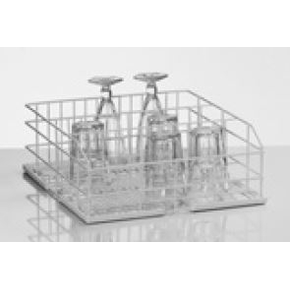 Kovový kôš na sklo, tri rady 155 mm | WINTERHALTER, 85000471