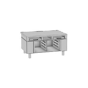 Podstavec s elektrickým nastavením výšky 1100x713x770 mm | RATIONAL, 60.31.326