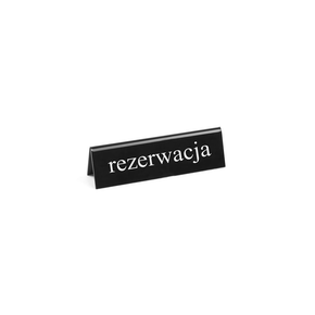 Informačná tabuľka &quot;Rezerved&quot;, 130x35x40 mm | HENDI, 663462