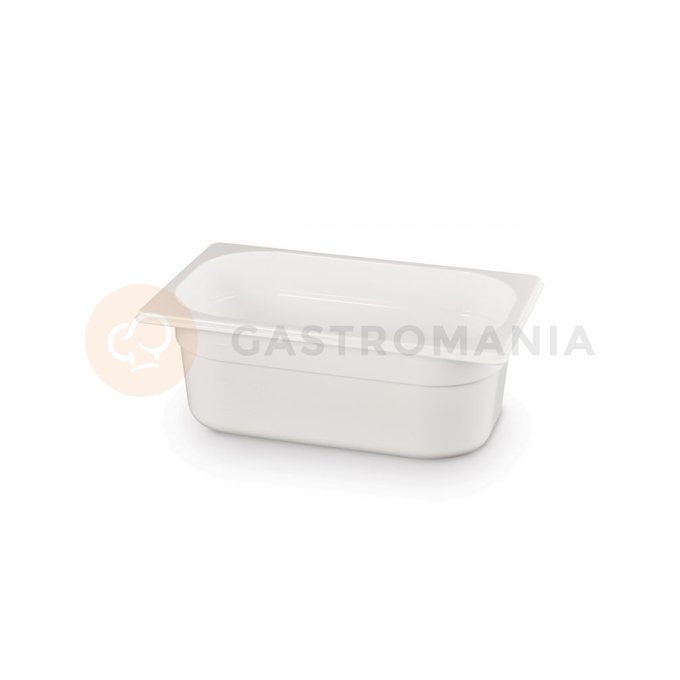 Gastronádoba GN 1/4 100 mm, biely polykarbonát | HENDI, 862674