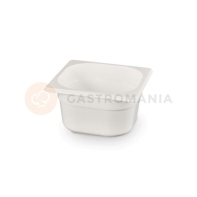 Gastronádoba GN 1/6 100 mm, biely polykarbonát | HENDI, 862773