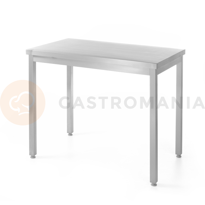 Nerezový pracovný stôl, centrálny 1000x600x850 mm | HENDI, Bistro Line