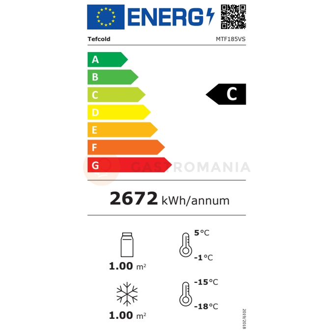 Kobinovaná mraziaca / chladiaca vitrína nad ostrov pre maximalizáciu výstavnej plochy | TEFCOLD, MTF 185 B VS