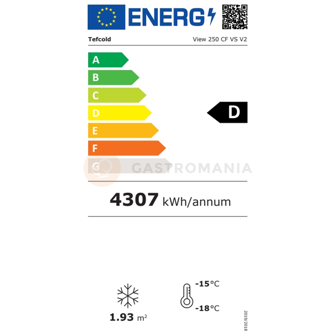 Kombinovaný chladiaci/mraziaci ostrov s vynikajúcou viditeľnosťou produktov | TEFCOLD, VIEW 250 CF VS