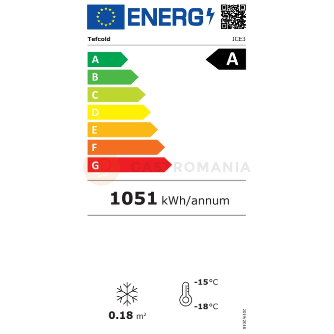 Pultový distribútor kopčekovej zmrzliny na 3 vaničky | TEFCOLD, ICE3