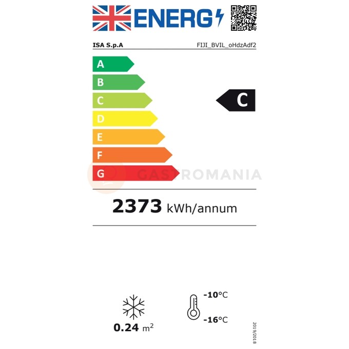 Distribútor kopčekovej zmrzliny s ventilovaným chladením a zakriveným sklom | TEFCOLD, FIJI 4