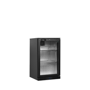 Minibar presklené krídlové dvere, čierna | TEFCOLD, BA6H