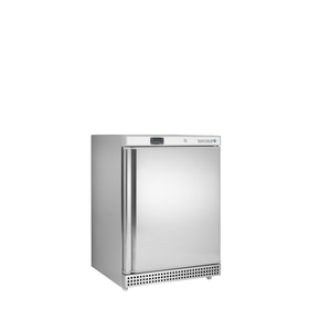 Mraziaca skriňa s plnými dverami, nerezové prevedenie | TEFCOLD, UF 200 S