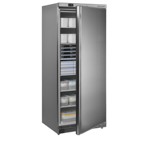 Mraziaca skriňa s plnými dverami, nerezové prevedenie | TEFCOLD, UF 600 S