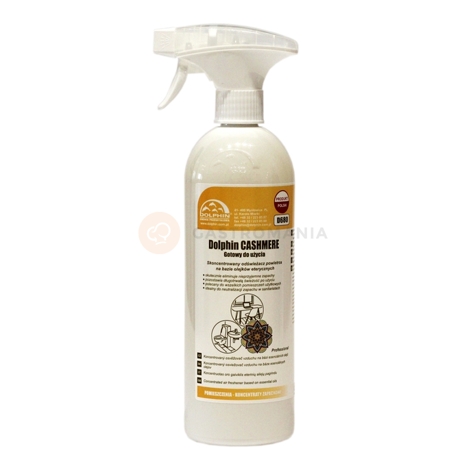 Koncentrovaný osviežovač vzduchu na báze esenciálnych olejov 0,75 l | DOLPHIN, Air CASHMERE
