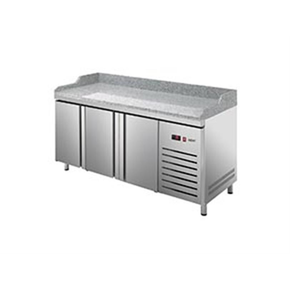 Chladený pizza stôl 800 mm SK 400x600 mm 2017x800x850 mm | ASBER, ETP-8-200-30 HC LLR GR