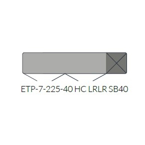 Chladiaci stôl 700 mm GN 1/1 2242x700x850 mm | ASBER, ETP-7-225-40 HC LRLR SB40 Essenzial Line