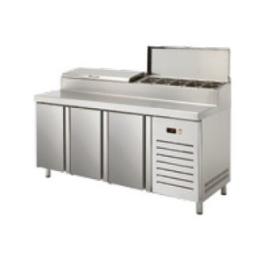 Kombinovaný pizza stôl 700 mm GN 1/1 1792x700x1050 mm | ASBER, ETPZ-180 HC 90NS