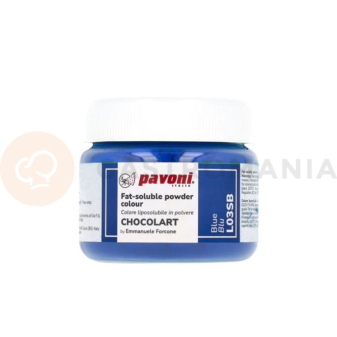 Kakaové maslo v prášku modrej 40 g | PAVONI, L03SB