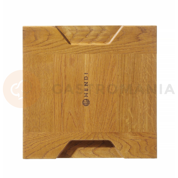 Dubová servírovacia doska, 270x270x20 mm | HENDI, 505472