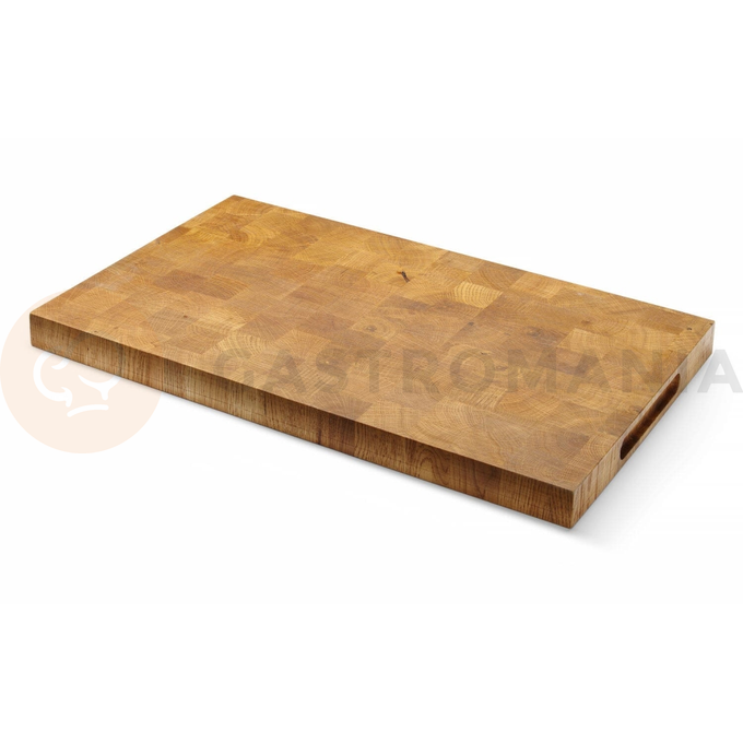 Dubová servírovacia doska, stojatá, 325x265x30 mm | HENDI, 505458