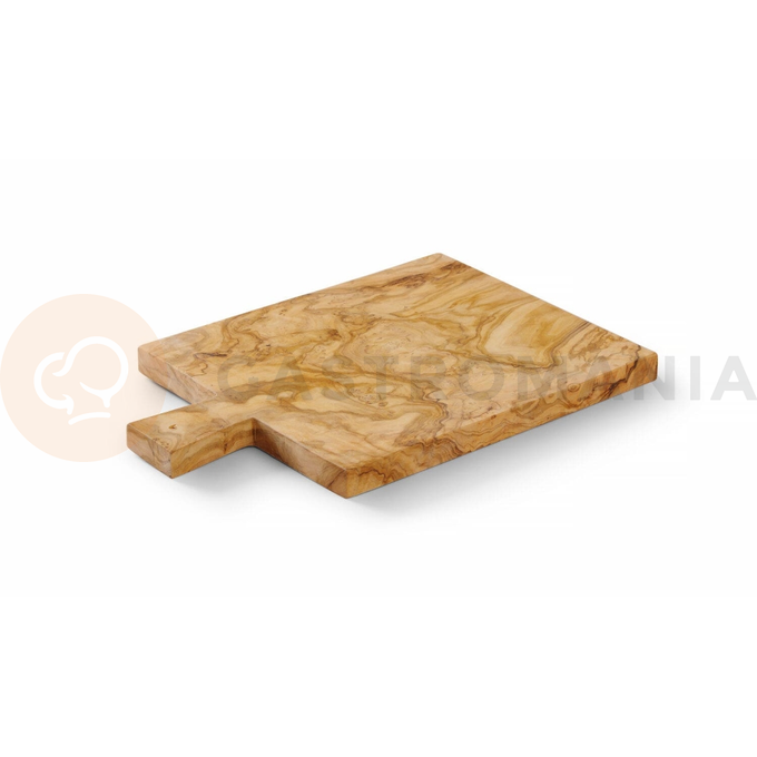 Servírovacia doska z olivového dreva, 340x230x22 mm | HENDI, 505427