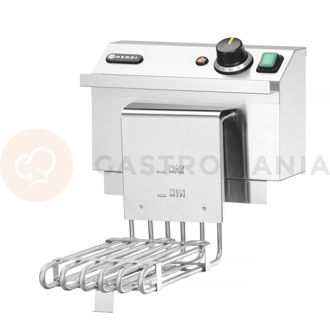Fritéza XL s vypúšťacím kohútikom, 10 l, 400V/10200W, 300x585x392 mm | HENDI, Goliath