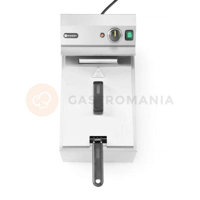 Fritéza XL s vypúšťacím kohútikom, 10 l, 400V/10200W, 300x585x392 mm | HENDI, Goliath