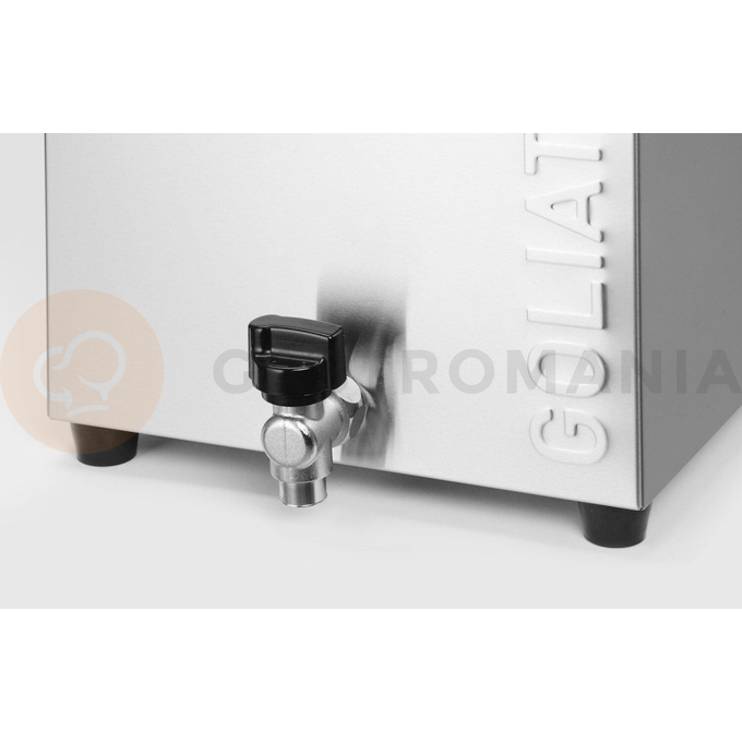 Fritéza XL s vypúšťacím kohútikom, 10 l, 400V/10200W, 300x585x392 mm | HENDI, Goliath