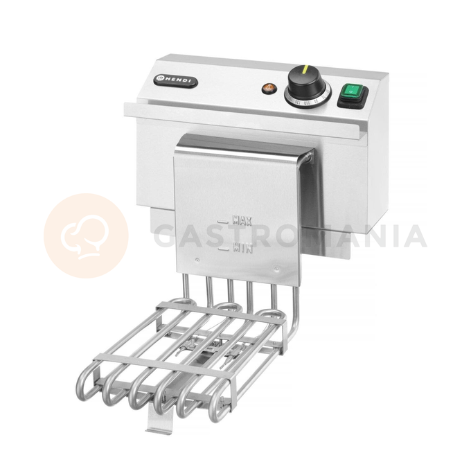 Fritéza XL s vypúšťacím kohútikom, 10 l, 400V/10200W, 300x585x392 mm | HENDI, Goliath
