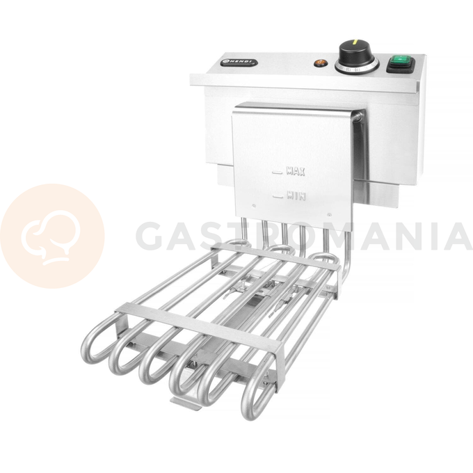 Fritéza XL s vypúšťacím kohútikom, 10 l, 400V/10200W, 300x585x392 mm | HENDI, Goliath