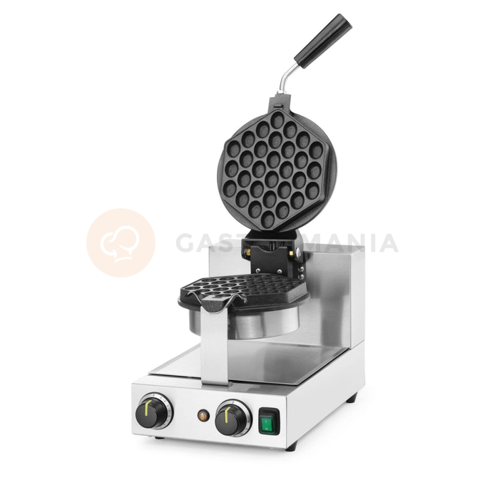 Rotačný vaflovač Bubble Waffle, 1500 W, 255x560x318 mm | HENDI, 212196