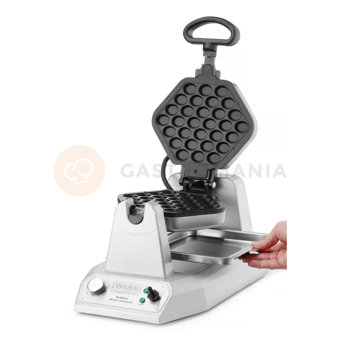 Vaflovač Bubble Waffle, s odnímateľnými doskami, 1200 W, 267x432x216 mm | WARING, WBW300XCE