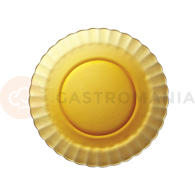 Oranžový plytký tanier, 230x20 mm | DURALEX, Picardie Amber