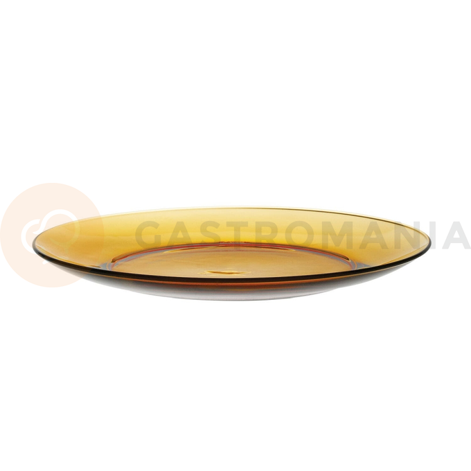 Plytký tanier, oranžový, 235x20 mm | DURALEX, Lys Amber