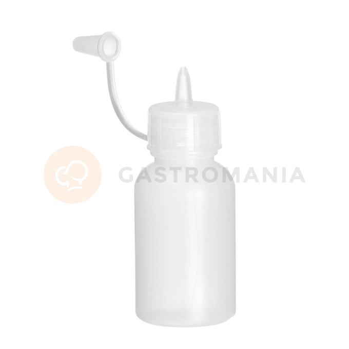Mini dávkovač na omáčku - sada 4 ks, 0,03 l, priehľadný, 30x85 mm | HENDI, 557891