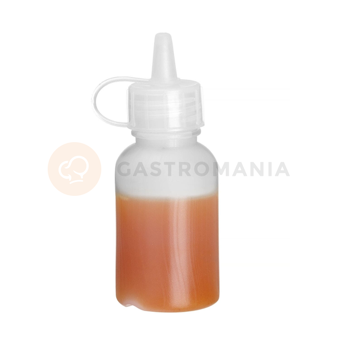 Mini dávkovač na omáčku - sada 4 ks, 0,03 l, priehľadný, 30x85 mm | HENDI, 557891