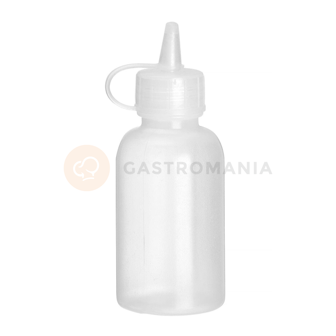 Mini dávkovač na omáčku - súprava 4 ks, 0,05 l, priehľadný, 35x100 mm | HENDI, 557990