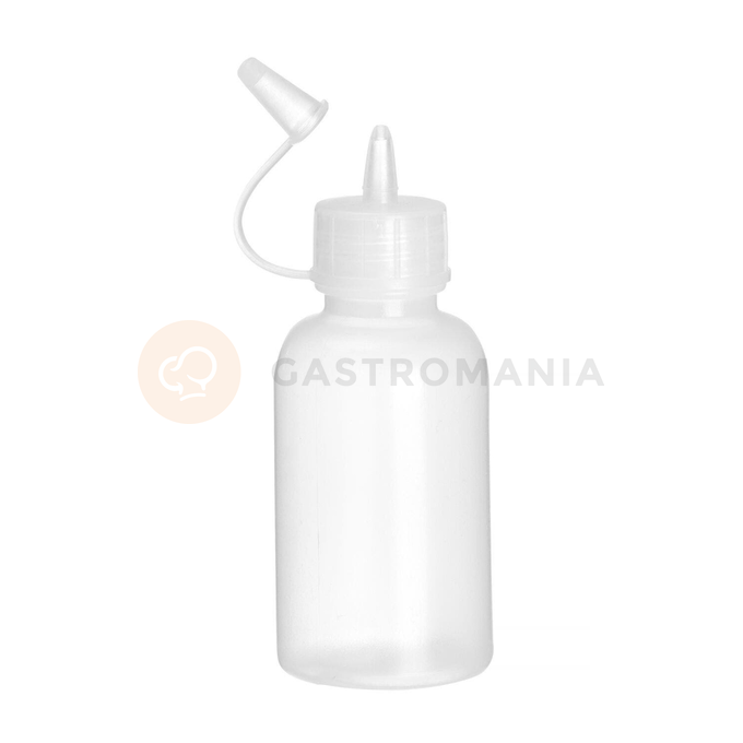 Mini dávkovač na omáčku - súprava 4 ks, 0,05 l, priehľadný, 35x100 mm | HENDI, 557990