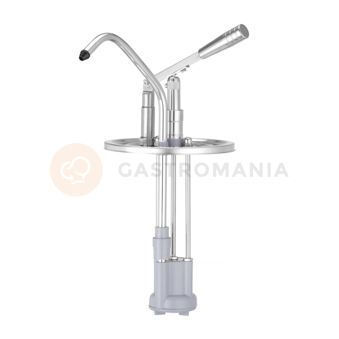 Nerezová nádoba na omáčku s dávkovačom, 4,5 l, 180x420 mm | HENDI, 558102