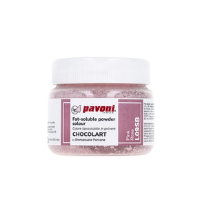 Farbiaci prášok na báze kakaového masla ružový 40 g | PAVONI, L09SB