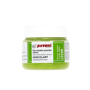 Práškové farbivo na báze kakaového masla zelené jablko 40 g | PAVONI, L01SB