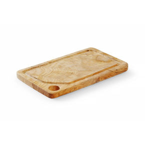 Servírovacia doska z olivového dreva, 335x205x25 mm | HENDI, 505410