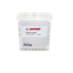 Cukrové korálky 4 mm 120 g striebro | PAVONI, ZP07SB