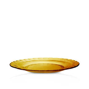 Oranžový plytký tanier, 230x20 mm | DURALEX, Picardie Amber