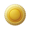 Oranžový plytký tanier, 230x20 mm | DURALEX, Picardie Amber